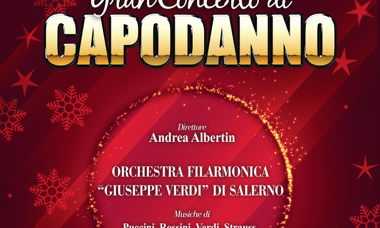 1° gennaio 2023 il gran Concerto di Capodanno al Teatro Verdi di Salerno. Daria Luppino presenterà la serata di Capodanno 2023 in piazza Amendola