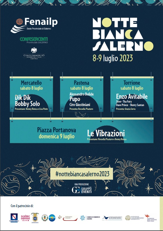 Ecco il programma completo dell’undicesima edizione della Notte Bianca di Salerno