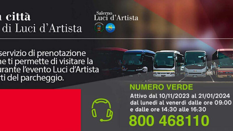 Attivato il sistema di prenotazione dei parcheggi per i bus turistici