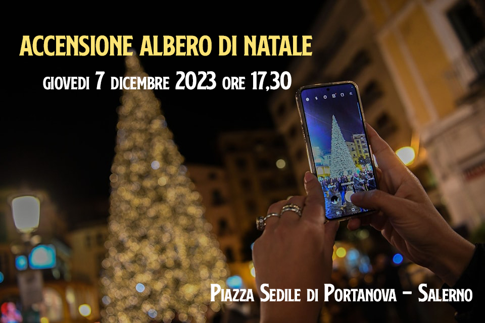 Accensione Albero di Natale 7 dicembre 2023 ore 17:30