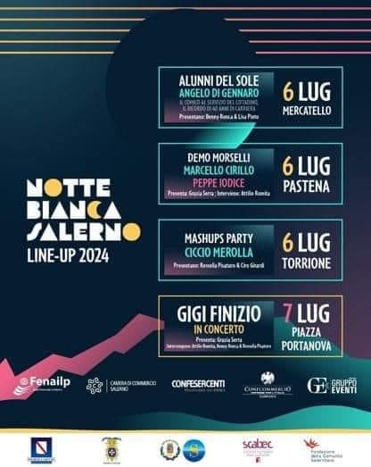 Notte Bianca a Salerno – 6 e 7 luglio 2024