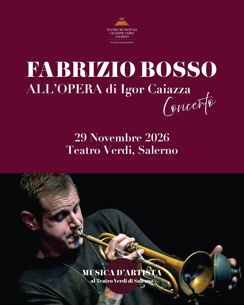 Musica d'Artista Salerno 2026/2027 - Fabrizio Bosso