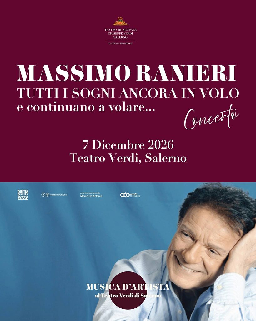 Musica d'Artista Salerno 2026/2027 - Massimo Ranieri